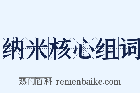 纳米核心组词是什么意思的图片